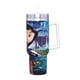 thumbnail image 2 of Coraline Vaso aislado de acero inoxidable con asa, diseño temático, regalo para familia, amigos y fans; incluye pajita y encaja en el portavasos estándar, 40 oz, 2 of 6