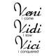 thumbnail image 1 of Decomural Veni Vidi Vici Inspirational WS-32964, 1 of 2