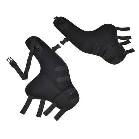 Magideal - Rodilleras Para Patas Traseras De Perros, Vendajes Cómodos Y Soporte Para Patas De Perro. Negro Grande