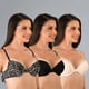 thumbnail image 1 of Pack 3X Sosten Push Up Micro Pr Flores Mujer 25604-133, 1 of 8