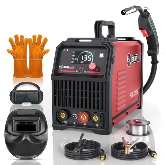 Soldador BESTMIG 135A 3 en 1 Flux Core MIG/Lift Tig/Stick 110 V