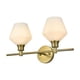 thumbnail image 3 of Aplique de Pared Living District Gene 2 en Vidrio Dorado Satinado, 3 of 9