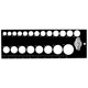 thumbnail image 1 of Regla Cigar Prop 29 cm Herramienta de Medición de Anillos de Acrílico 32‑90 para puros, 1 of 3