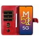 thumbnail image 5 of Funda con Cremallera para Samsung Galaxy M52 5G, Carcasa Cartera de Cuero PU con Soporte y Tarjetero, 5 of 6