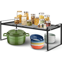 Genérico - Estante De Gabinete Cocina Organizador Metal Baño Despensa