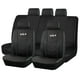 thumbnail image 1 of Fundas Asiento Kia Eco Cuero Negro – 9 Piezas Bordadas, 1 of 4