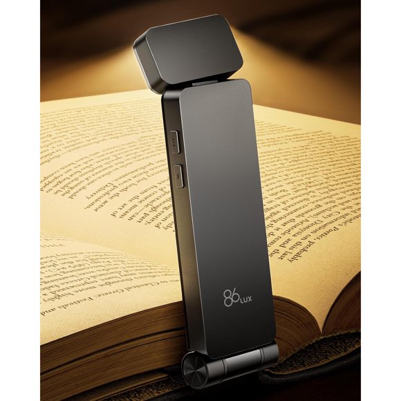 Luz de lectura LED recargable de 86 lux, hasta 80 horas