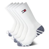 Calcetines Redondos Tommy Hilfiger Performance Stretch, Paquete De 5, Blancos