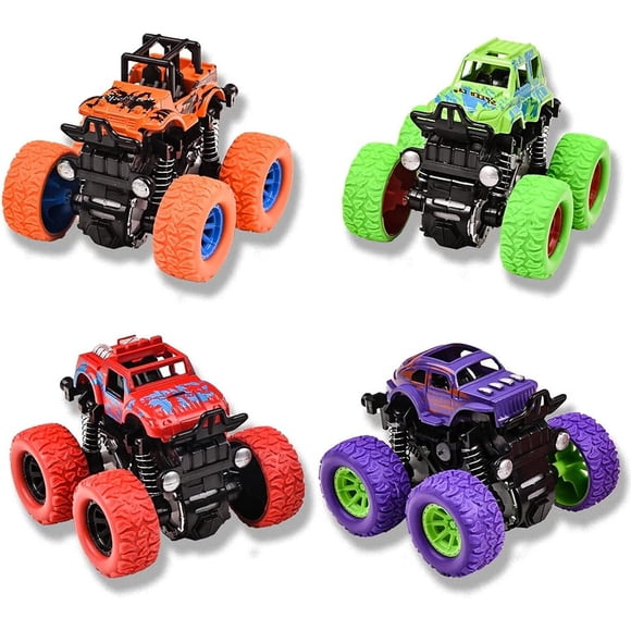 Monster Truck Duyfioa Set 4 Camionetas Fricción