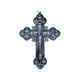 thumbnail image 4 of Crucifijo Religioso Cruz Cristiana Colgante Para Viajes Vacaciones Aniversario Plata, 4 of 5