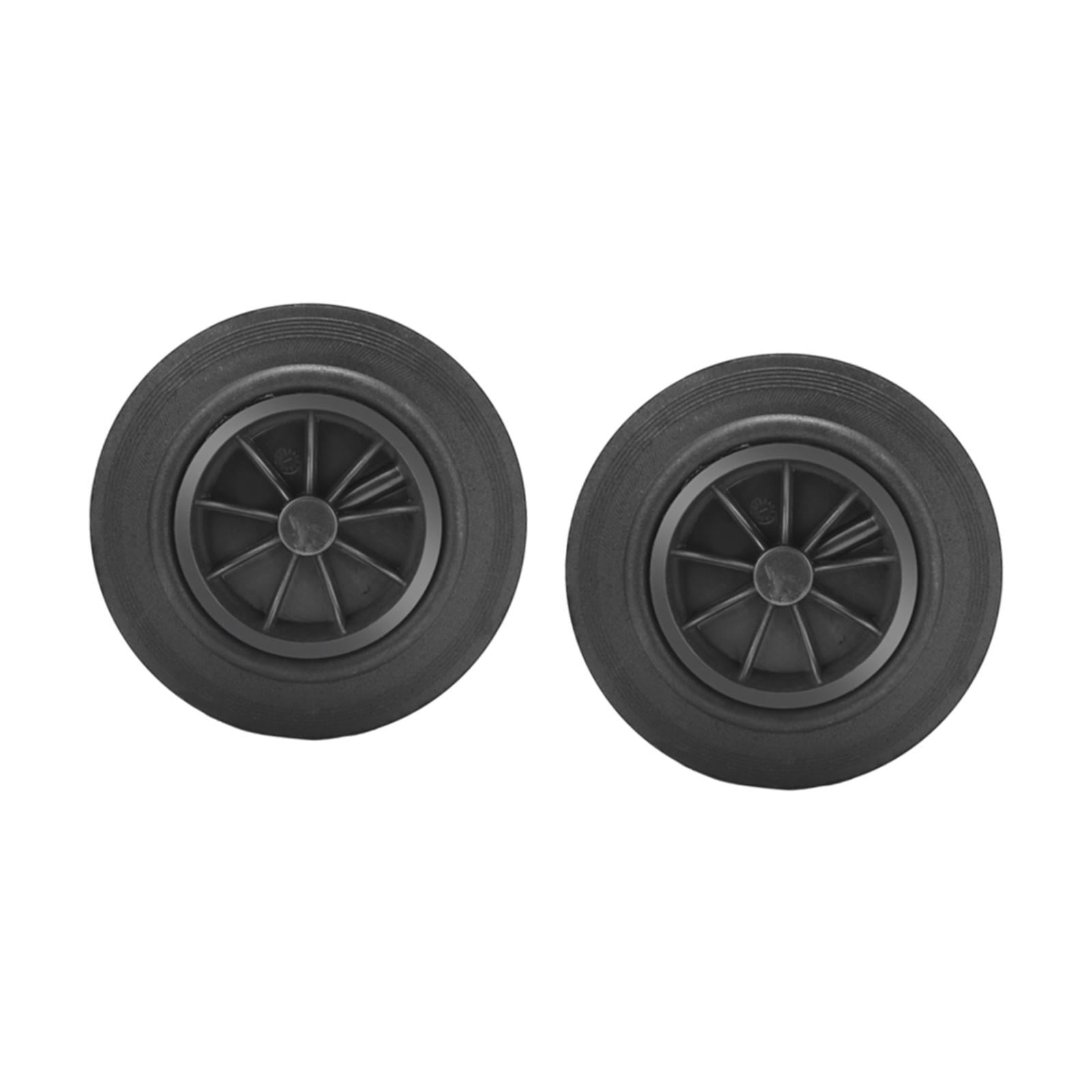 Magideal - Piezas De Repuesto Para Bote De Basura Ruedas Para Bote De Basura 100 120 240 L Bote De Basura Comercial Fácil De Instalar Eje De Rueda Giratoria Para Ruedas Gruesas