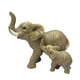 thumbnail image 1 of Figuras De Resina Esculturas Soporte De TV Adorno De Navidad Estatuas De Elefantes Para El Hogar Amarillo Profundo 8x5x7in, 1 of 3