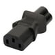 thumbnail image 3 of Adaptador De Corriente IEC 3Pin Hembra A 3Pin Macho C13 A C6, 3 of 3