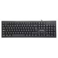 Philco - Kit Teclado 104 Teclas Y Mouse 1200Dpi 3 Botones Negro