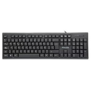 Philco - Kit Teclado 104 Teclas Y Mouse 1200Dpi 3 Botones Negro