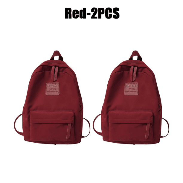 Waterproof Teenage Bookbag Nylon Rucksack Fashion Girl Backpack Women Shoulder Bag High School Schoolbag Black