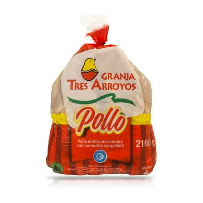 Pollo Entero Congelado 2,1 Kg Granja Tres Arroyos