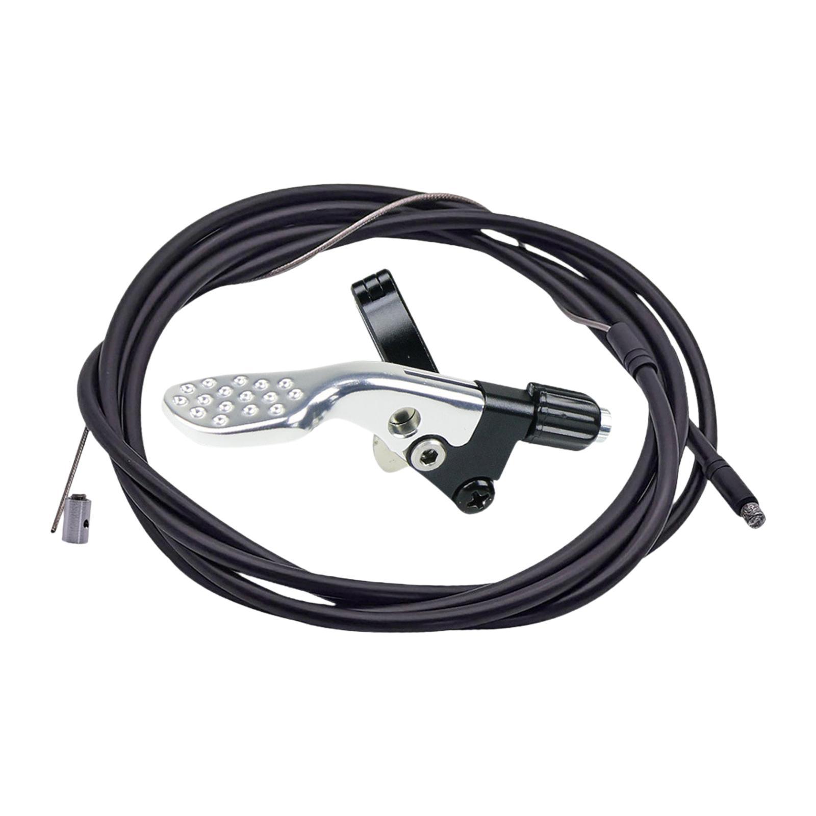 Magideal - Manija De Cambio De Tija De Sillín De Bicicleta Con Control Remoto, Palanca De Cambio De Tija De Sillín Con Cable Y Manguera Para Accesorios Deportivo