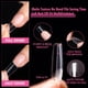 thumbnail image 3 of Fake Nails UNA GELLA Square, 504 unidades, puntas de gel transparente, 3 of 7