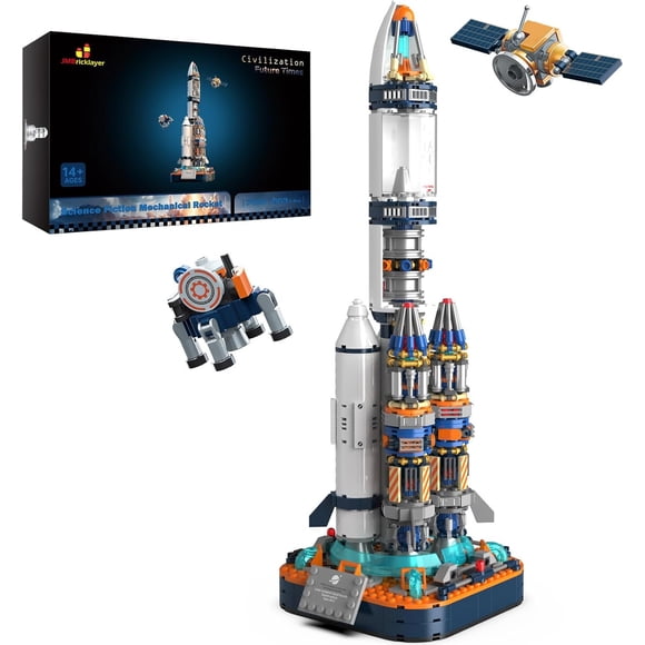 Cohete Espacial JMBricklayer 70110 Set 863 Piezas STEM