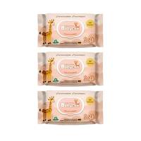 Pack 3 Paquetes Toallitas Humedas Babyclin Soft 240 Unidades