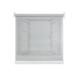 Cortina Roller Sunscreen 80 X 240 Cm Liso Filtro Solar Guiza