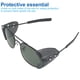 thumbnail image 2 of Protectores Laterales Transparentes Negros Para Lentes 2 Pares, 2 of 4