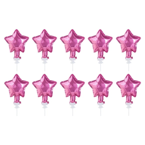 10 Globos De Papel De Aluminio De 5 Pulgadas Para Bodas, Baby Shower, Graduación, Aniversario, Adornos, Color Rosa