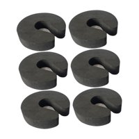 Bothyi - 6 Protectores De Puerta Multifuncionales Para El Hogar, Color Negro, 15 Mm