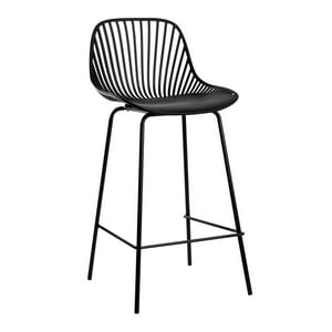 Pandalino - Taburete De Bar Peyton De 77Cm: Moderno| Resistente |Cómodo Negro