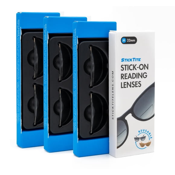 StickTite Lente Mediana 32mm Paquete de 3 Lentes Bifocales Autoadhesivas