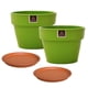 thumbnail image 2 of Set de 2 Maceta Greta 22cm Verde Apio y sus platos, 2 of 3