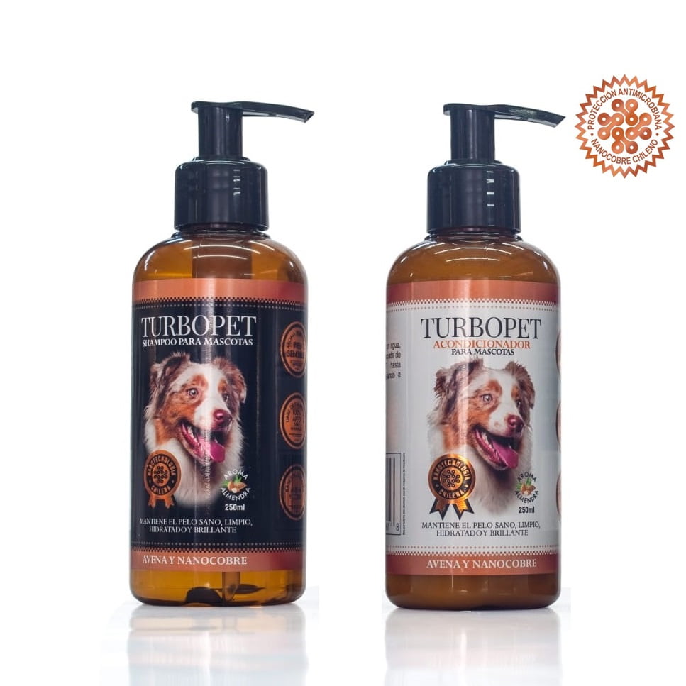 Pack Shampoo Y Acondicionador Con Nanocobre Perros - Cunatex