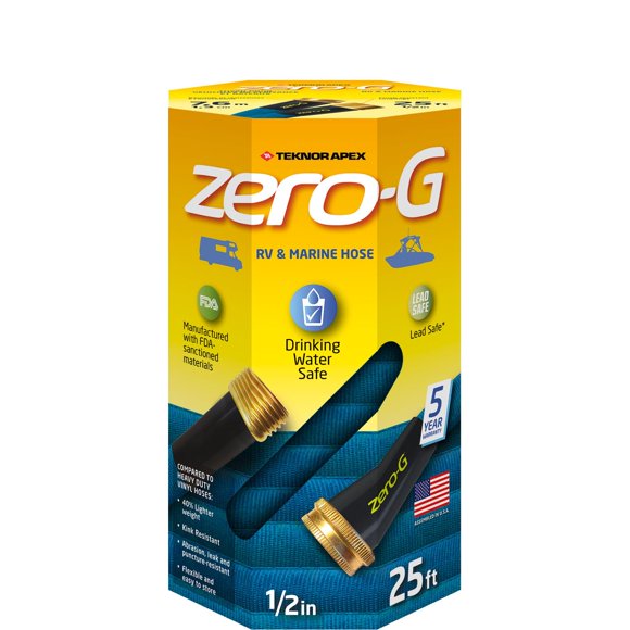 Manguera de jardín Teknor Apex Zero-G 1/2 x 25 pies azul