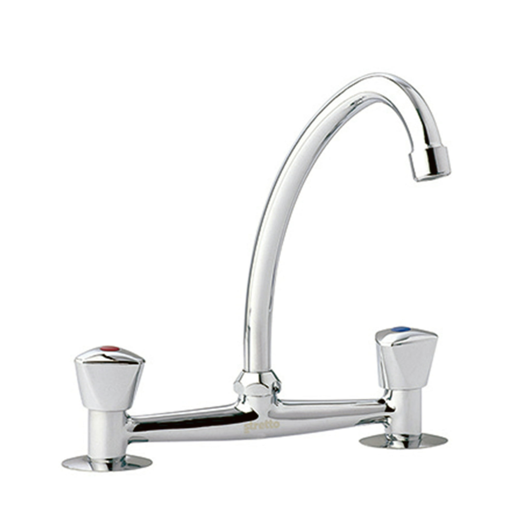 Stretto - Combinación Lavaplatos 8" Tévere Cromo