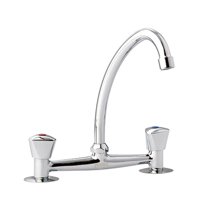 Stretto - Combinación Lavaplatos 8"" Tévere Cromo