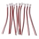 thumbnail image 1 of 5 Pares Blanco 51005 Conector De 2 Pines Macho Y Hembra Con Cable De Alambre De 100 Mm, 1 of 3