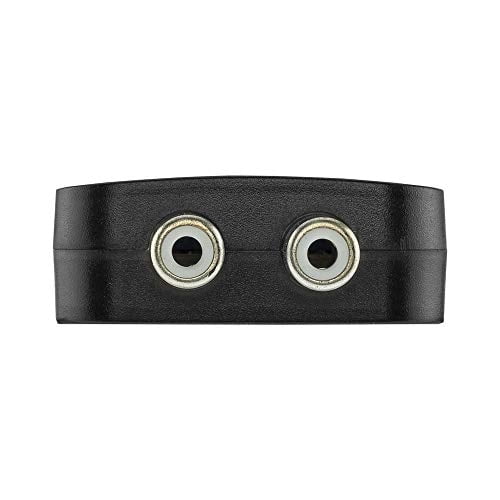 DS18 V2HL Convertidor de salida de línea de 2 canales, adaptador RCA de señal de altavoz de alto nivel a bajo nivel con tecnología de detección de audio incorporada; produce salida de disparo remoto p