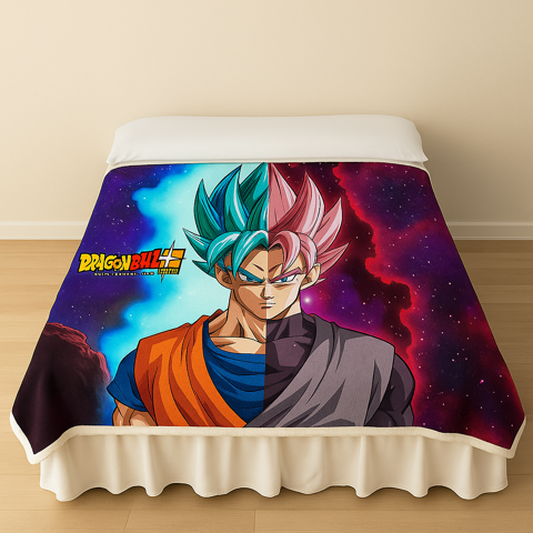 Sintec Chile - Cobertor Sherpa Dragon Ball 1.5 Plazas