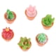 thumbnail image 2 of Mini Plantas Suculentas Artificiales, Bonito Cactus De Resina Con Maceta Especial, 6 Uds., 2 of 5