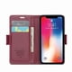 thumbnail image 4 of CaseMe tipo cartera iPhone X/XS con cierre magnético, RFID, tarjetero, soporte, carga inalámbrica, 4 of 5