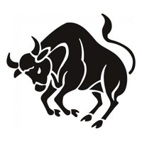 Rienda Libre Graphics - Decomural Taurus Bull Zodiac Sign Ws-17224