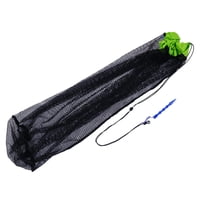Ioensy - Bolsa De Red De Pesca Plegable Para Pesca De Carpa Al Aire Libre Con Enchufe De Tierra Bolsa De Cebos De Malla 40X80Cm