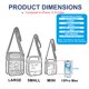 thumbnail image 4 of Bandolera transparente Clear Purse Stadium USPECLARE, 4 of 8