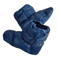 Magideal - 1 Par De Zapatillas De Plumón Para Pies, Calcetines Impermeables Para Tienda De Campaña, Calzado Suave Y Cálido, Zapatos De Botín Para Senderismo, , Sg