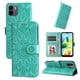 thumbnail image 1 of Funda tipo cartera FOXDOCK para Xiaomi Redmi A1 4G , diseño girasol en relieve, cuero PU, cierre magnético, soporte y tarjetero, 1 of 5