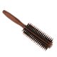thumbnail image 3 of pelo redondo del cepillo del cuidado del cabello de la fibra de la manija de madera contra striaght de la pérdida del pelo, 3 of 5