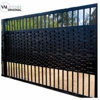 Valstore Deco Design - Pack Cinta Cubre Cercos Negro Valstore Polipropileno 18M2 Incl. Broches