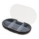 thumbnail image 1 of Pill Box Medicine Organizer Container Estuche de almacenamiento para el monedero negro, 1 of 5