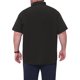 thumbnail image 3 of INSPIRE CHIC Regreso a Clases Camisas de Negocios de Manga Corta con Bolsillo en el Pecho para Hombres Grandes y Altos XL Negro, 3 of 5